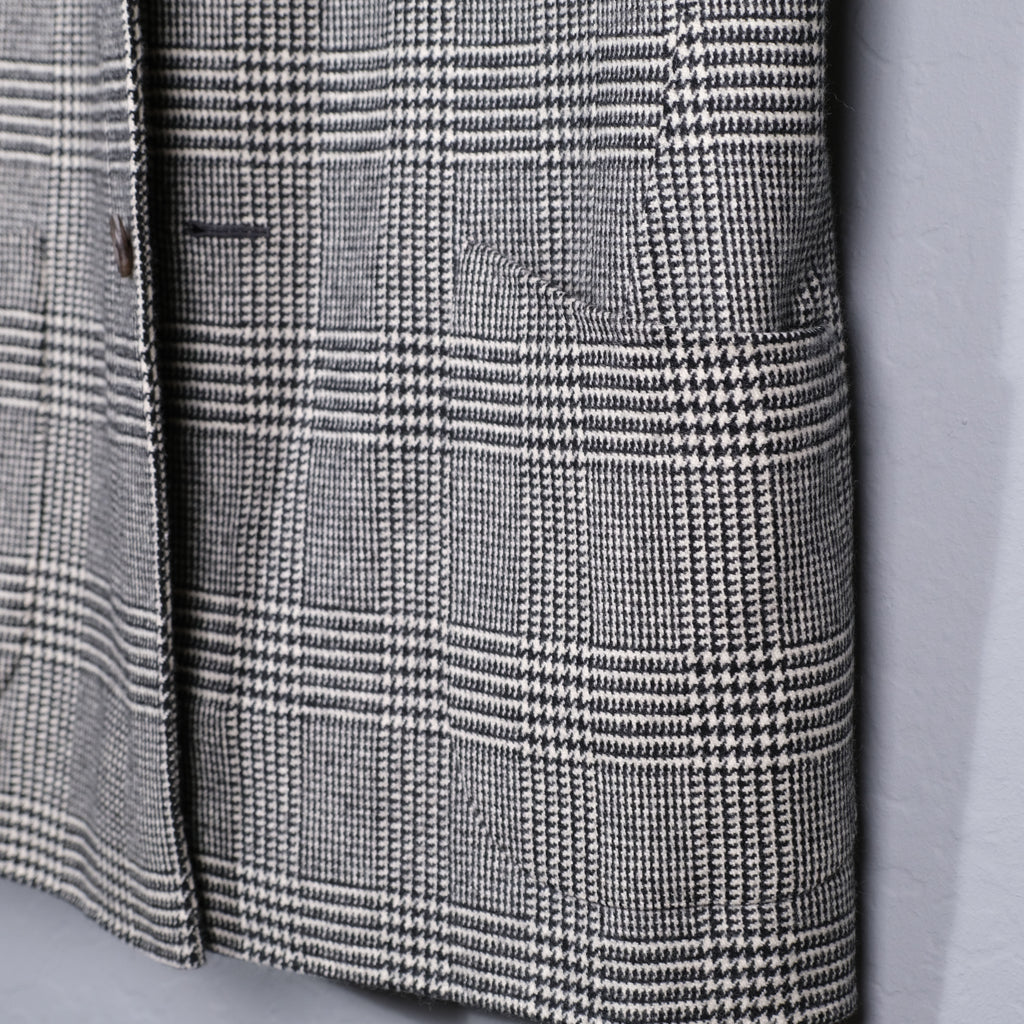 W.W.CHAN Red Gang for BROGUE Glen Plaid TEBA Jacket