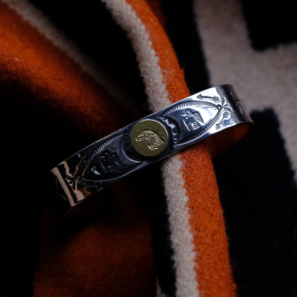 Larry Smith Eagle Head Bracelet