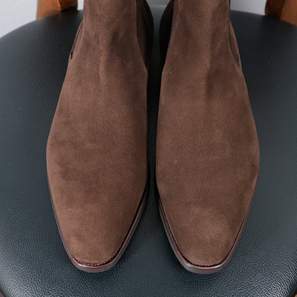 Carmina Brown Suede Chelsea Boot