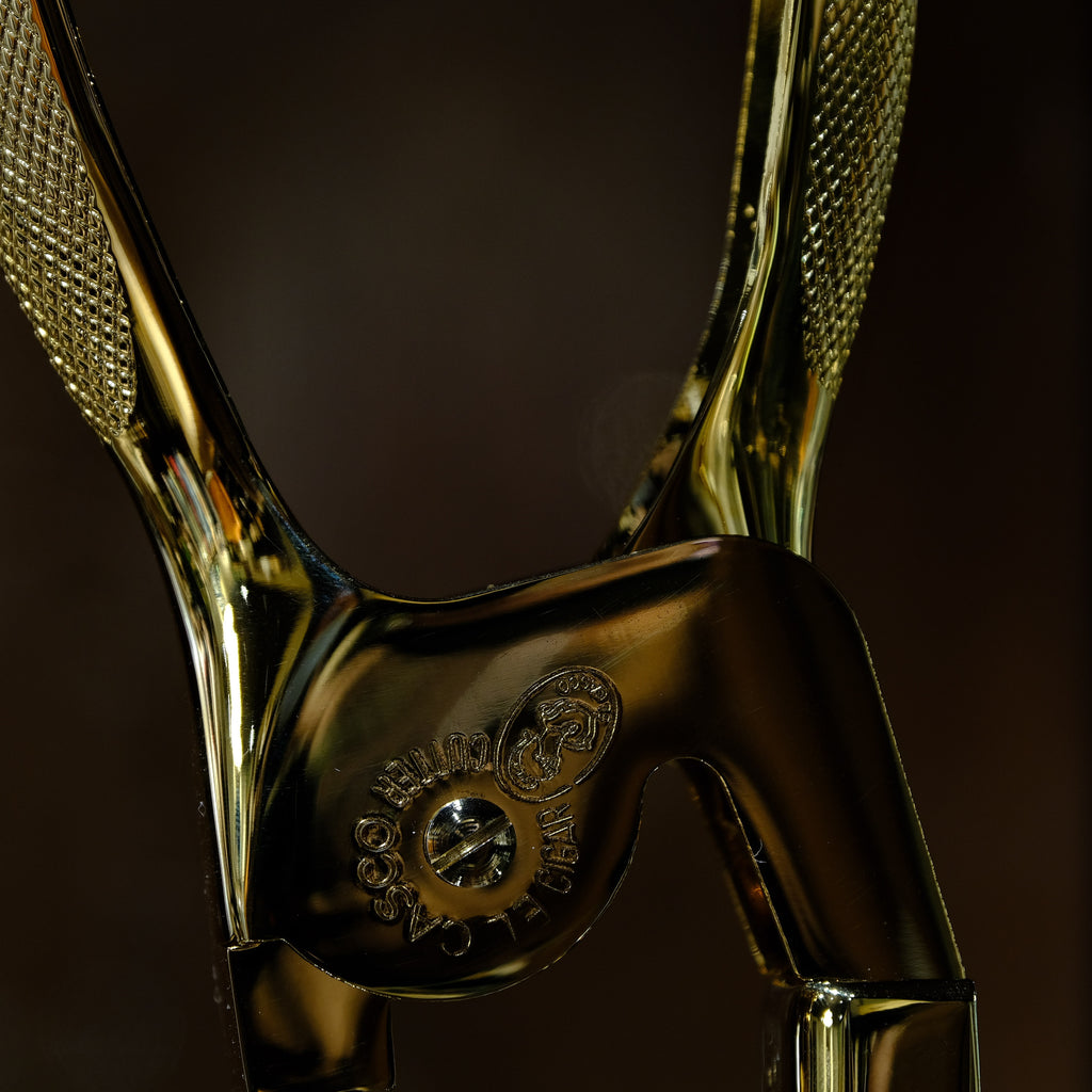 El Casco 23K Gold Plated Cigar Cutter