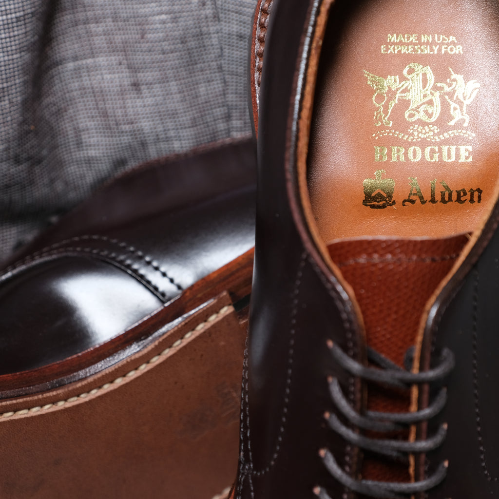 Alden x Brogue Sunset V-Tip Blucher