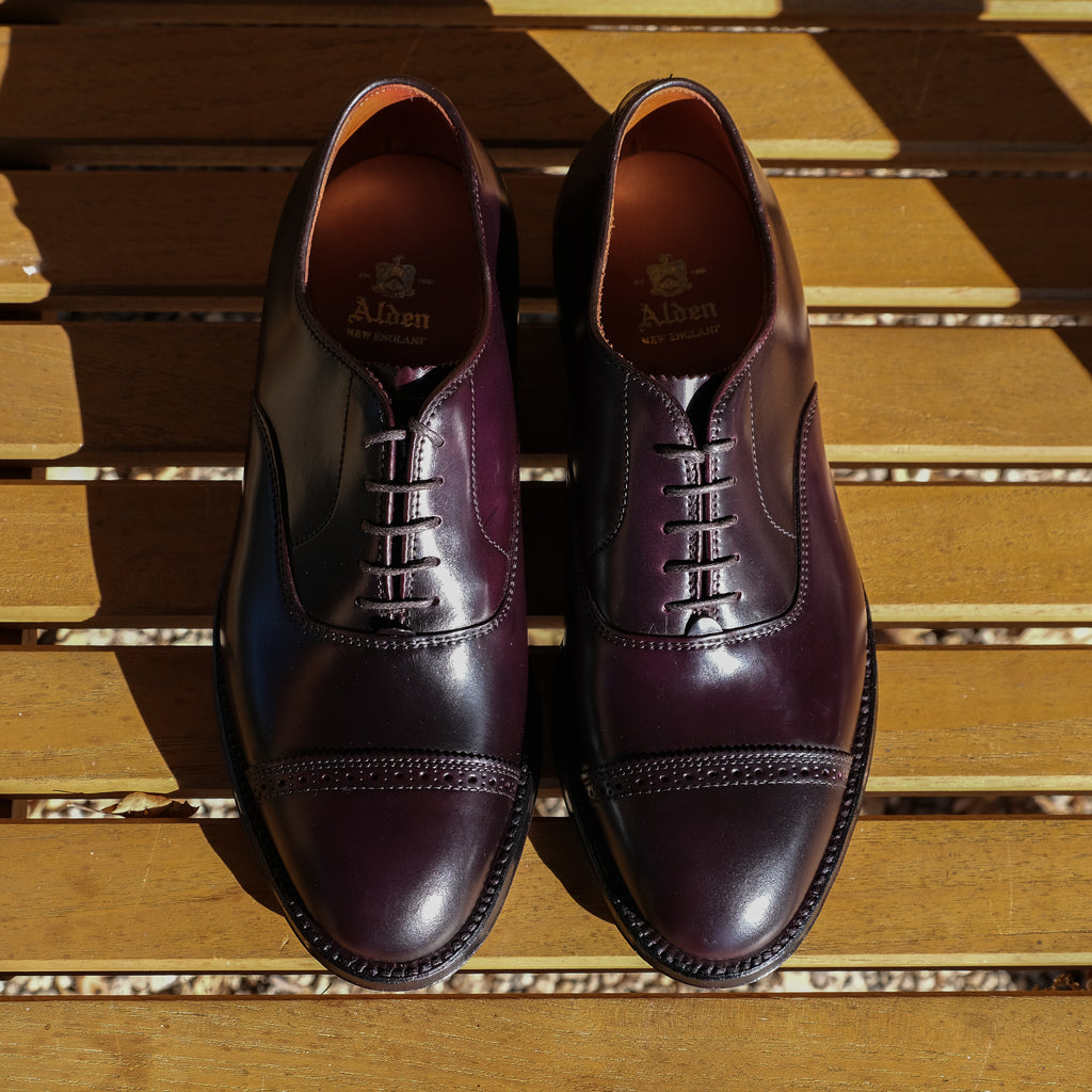 Alden Straight Perf Tip Oxford