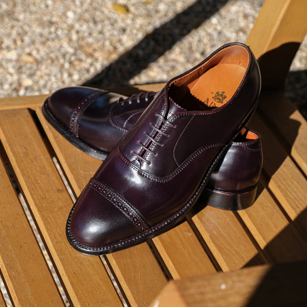 Alden Straight Perf Tip Oxford