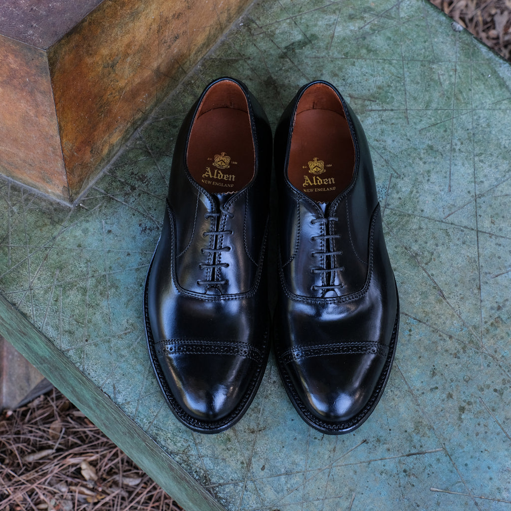 Alden Straight Perf Tip Oxford