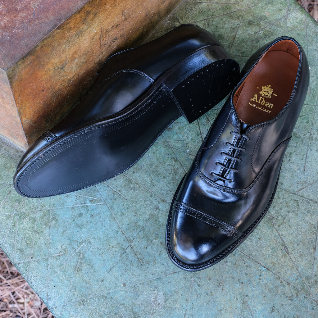 Alden Straight Perf Tip Oxford