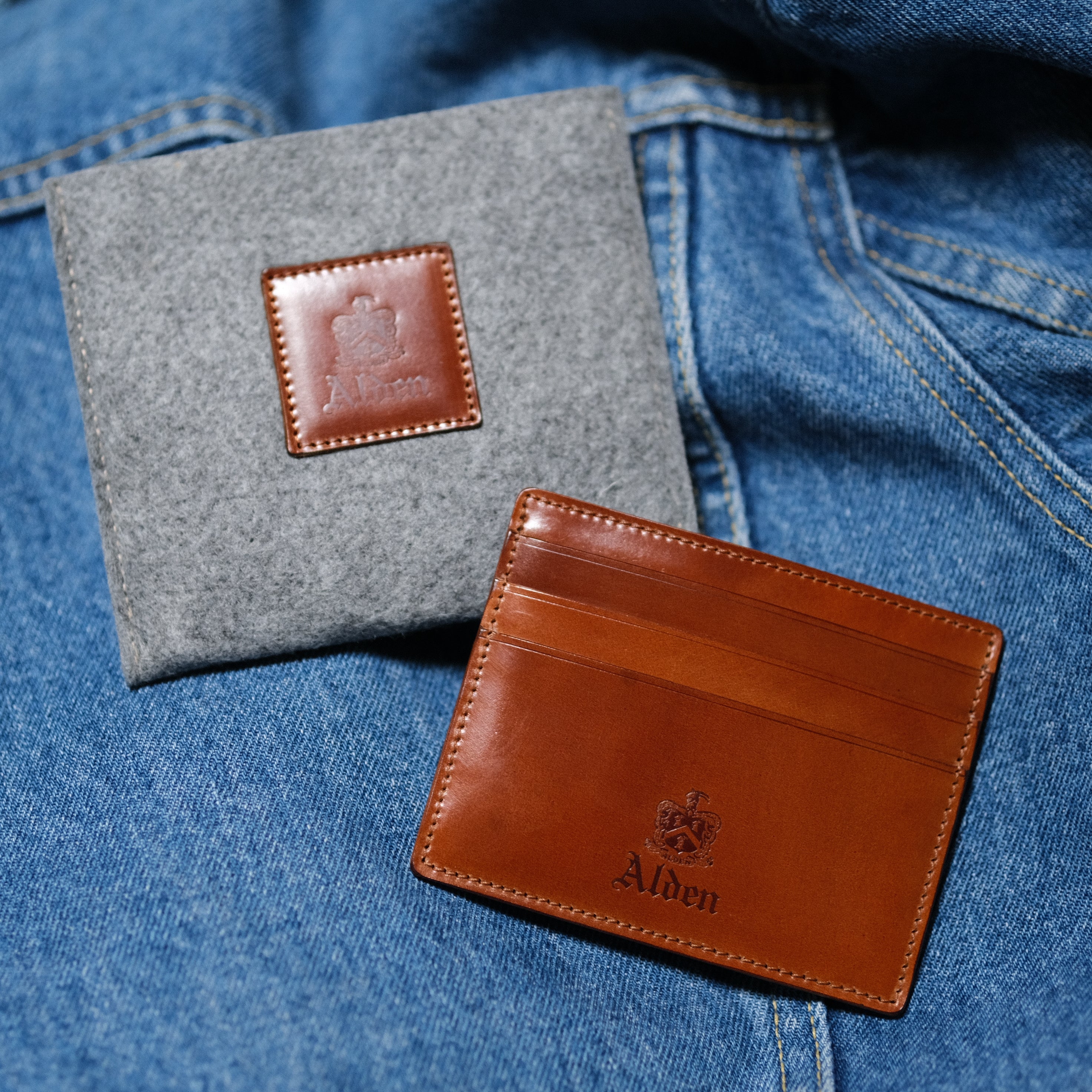 Whiskey Card Case Wallet