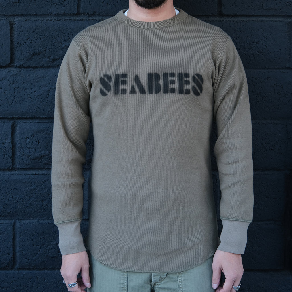 Freewheelers Crew Neck Long Sleeve "Seabees" Shirt