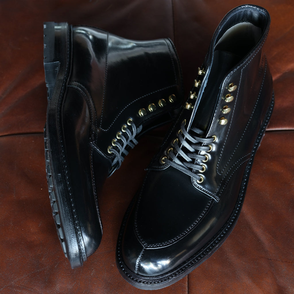 Alden x Brogue Noir Racer V-Tip Boot