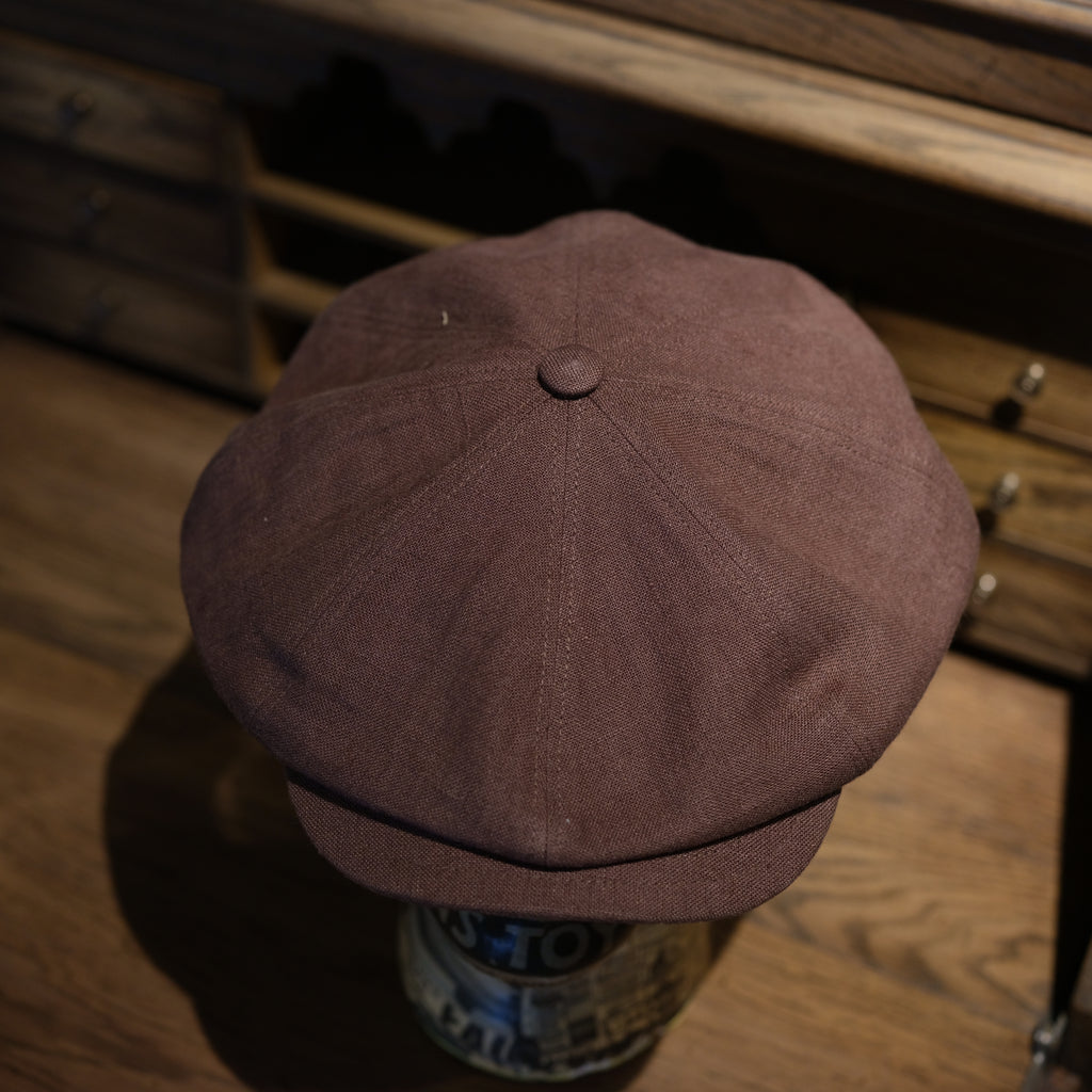 Cappellificio Biellese Linen Bakerboy Hat