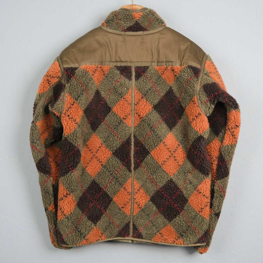 RRL Argyle Pile Fleece Liner Jacket