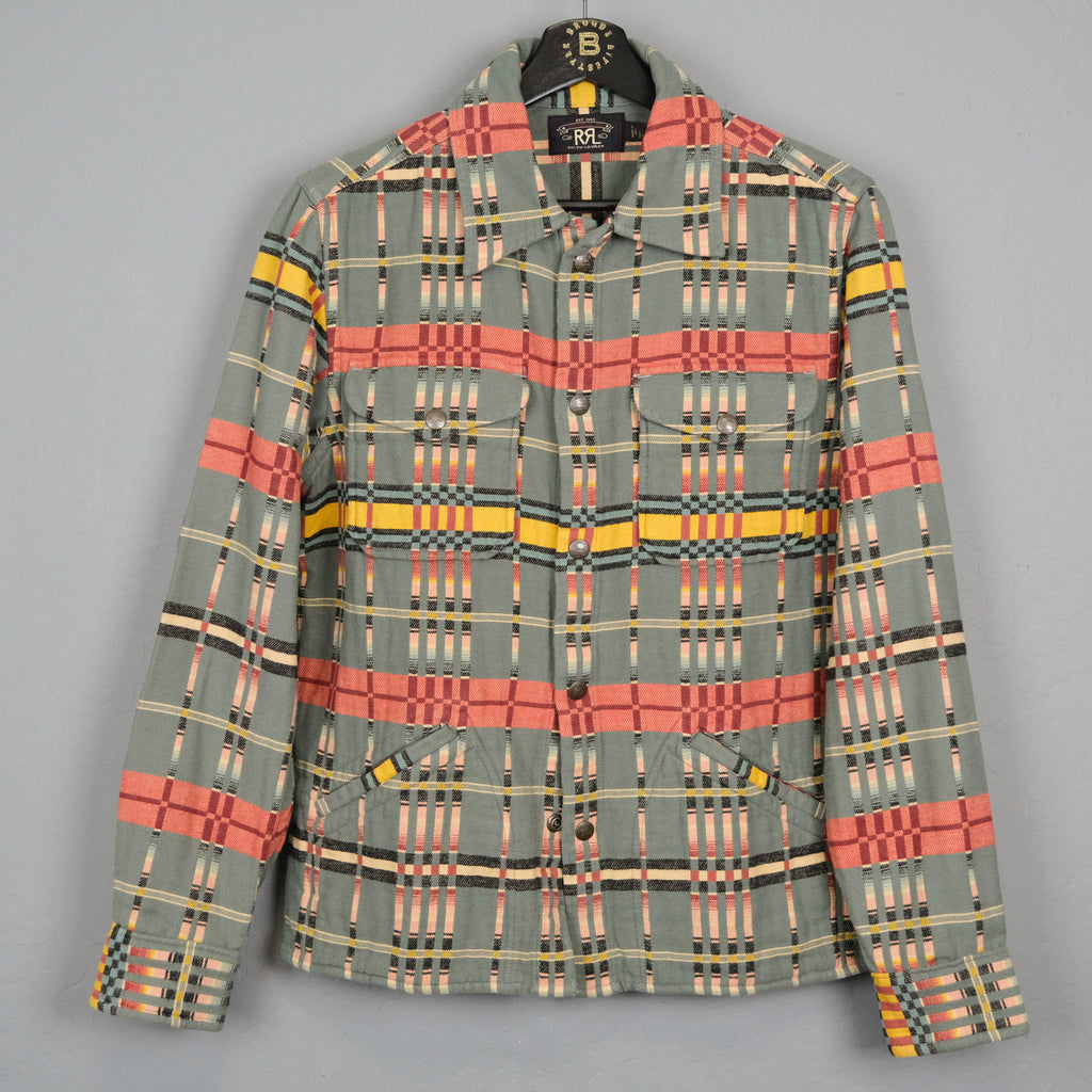 RRL Plaid Jacquard Overshirt