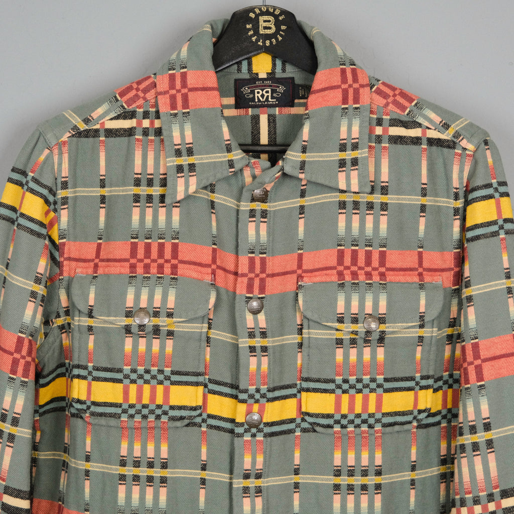 RRL Plaid Jacquard Overshirt