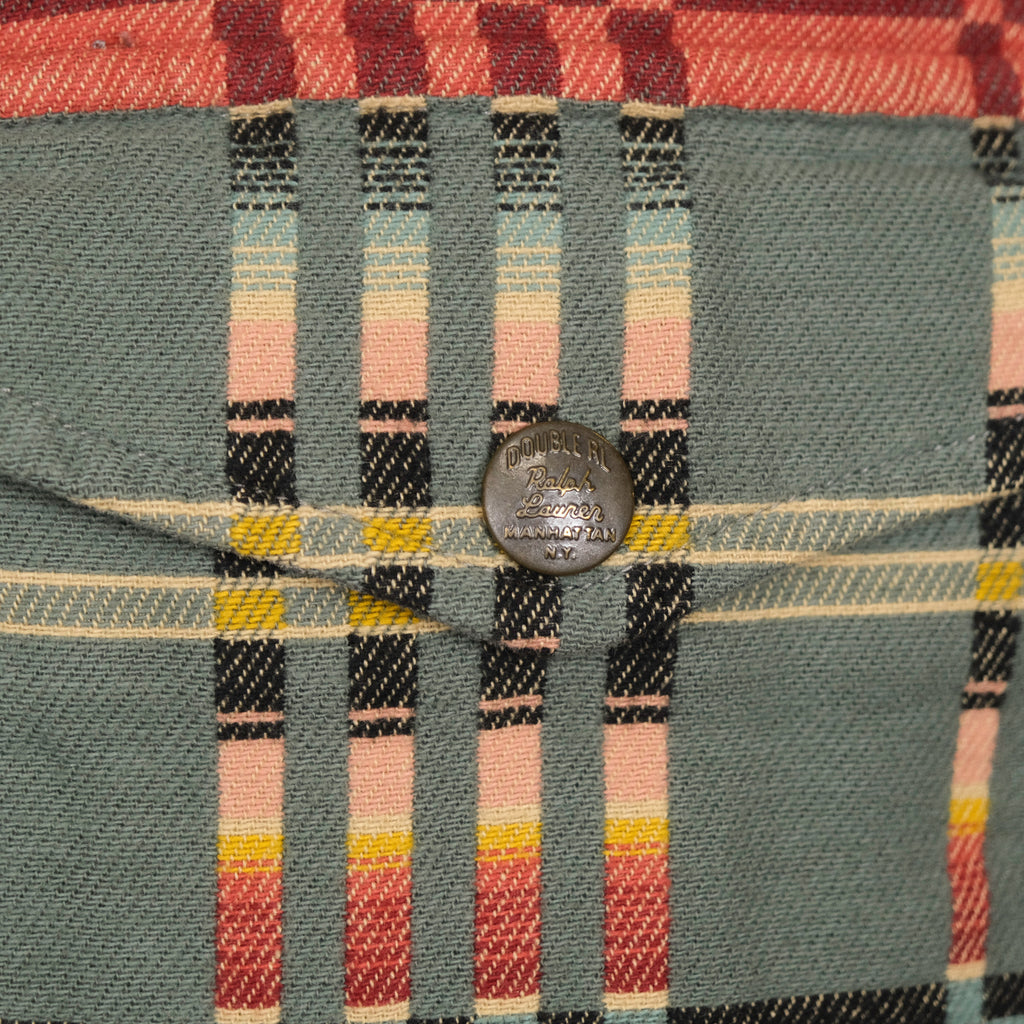 RRL Plaid Jacquard Overshirt
