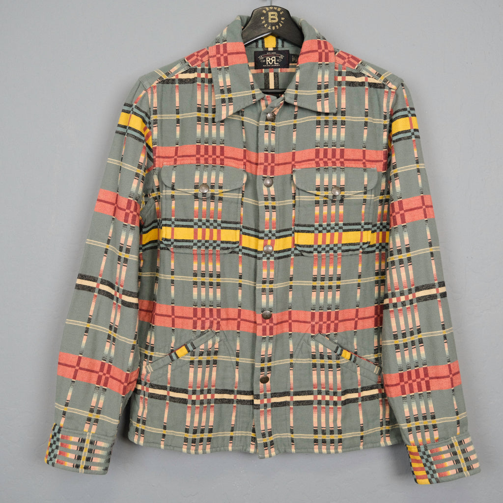 RRL Plaid Jacquard Overshirt