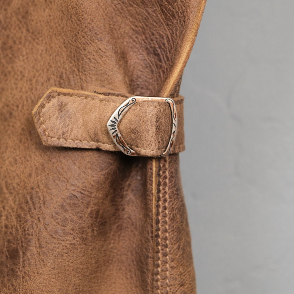 RRL Hand-Embroidered Sheepskin Vest