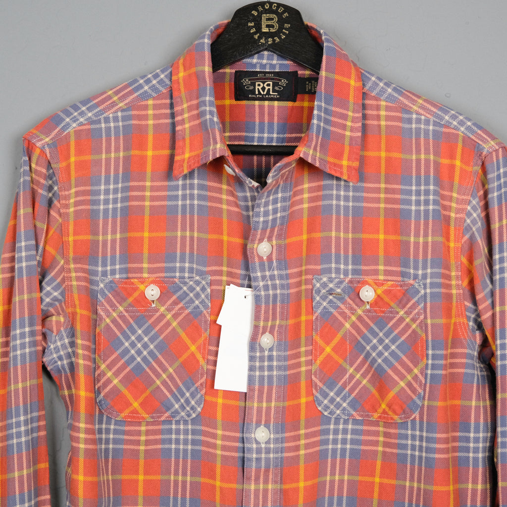 RRL Plaid Twill Workshirt