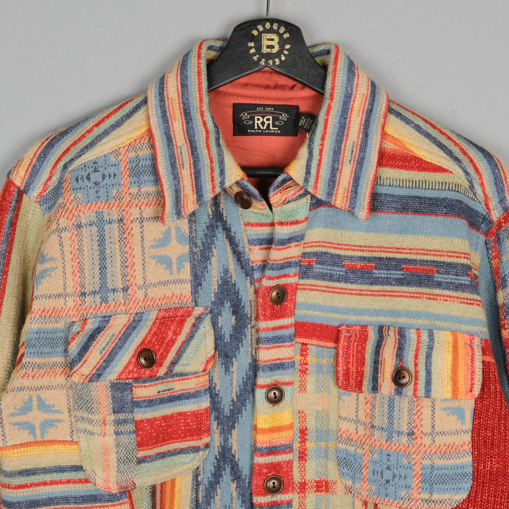 RRL Patchwork Workshirt Sweater