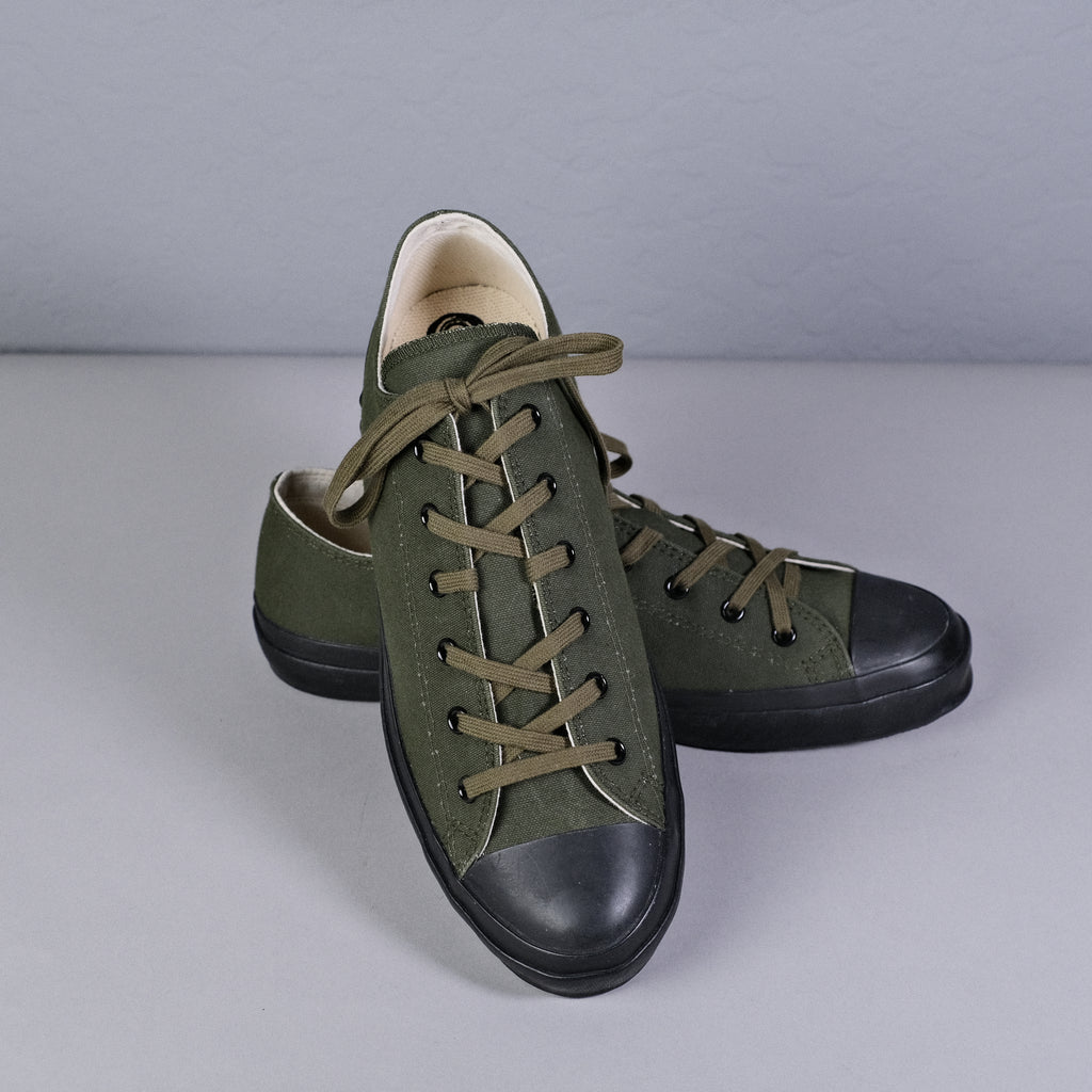 Shoes Like Pottery - Olive Duck Paraffin