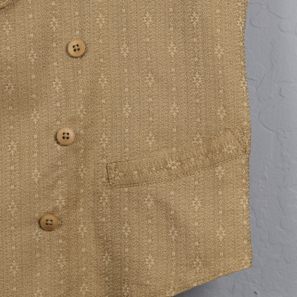 RRL Cotton-Silk Jacquard Vest