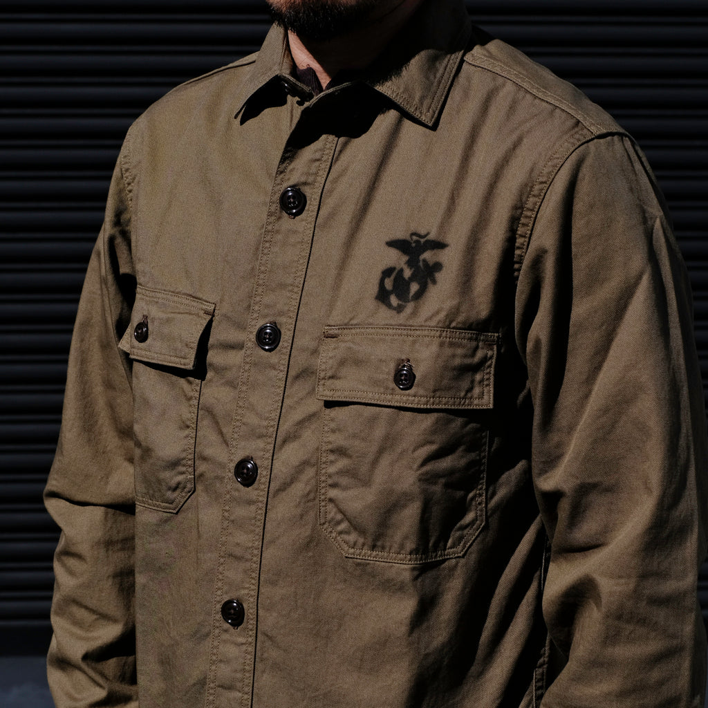 Freewheelers U.S.M.C. Devil Dog Utility Shirt