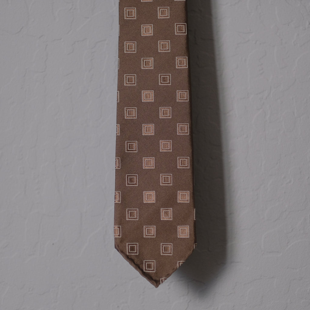 Drake's Square Print Tie