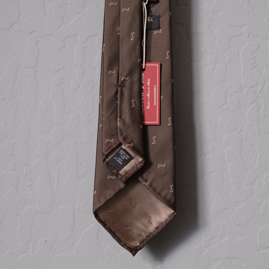 Sevenfold x Brogue - 3 Fold Untipped Tie