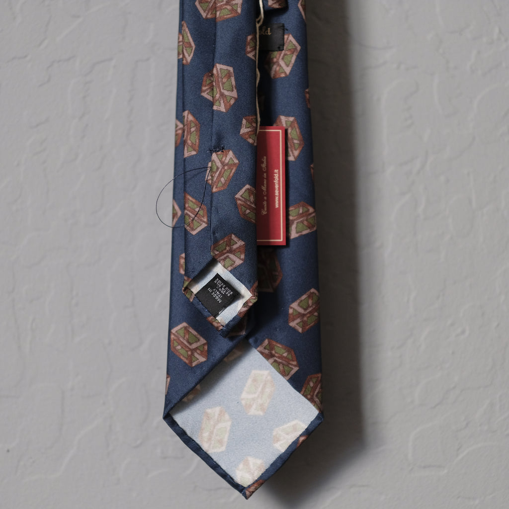 Sevenfold x Brogue - 3 Fold Untipped Tie