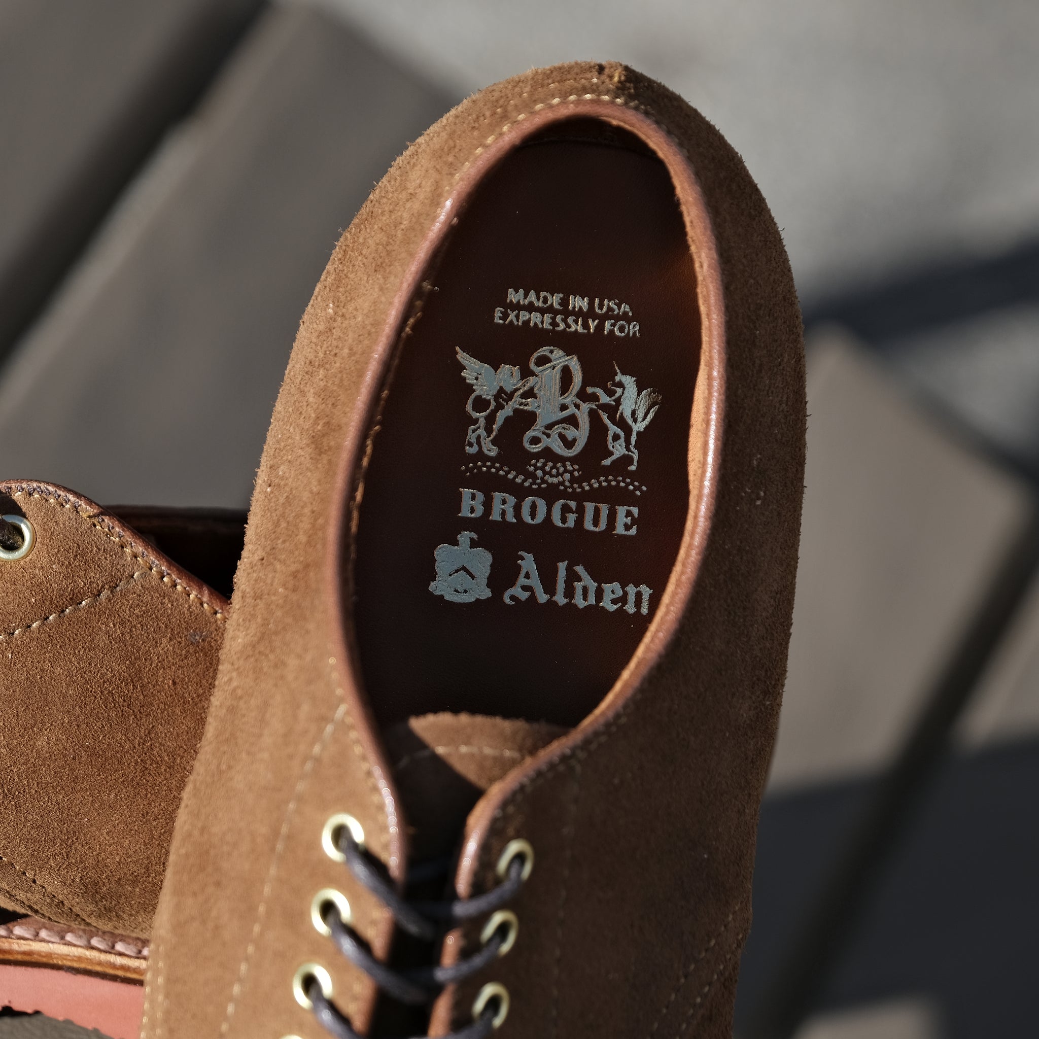 Alden x Brogue Travis Algonquin Blucher – BROGUE