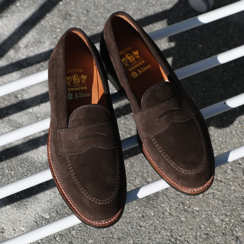 Alden x Brogue Alamo Penny Loafer