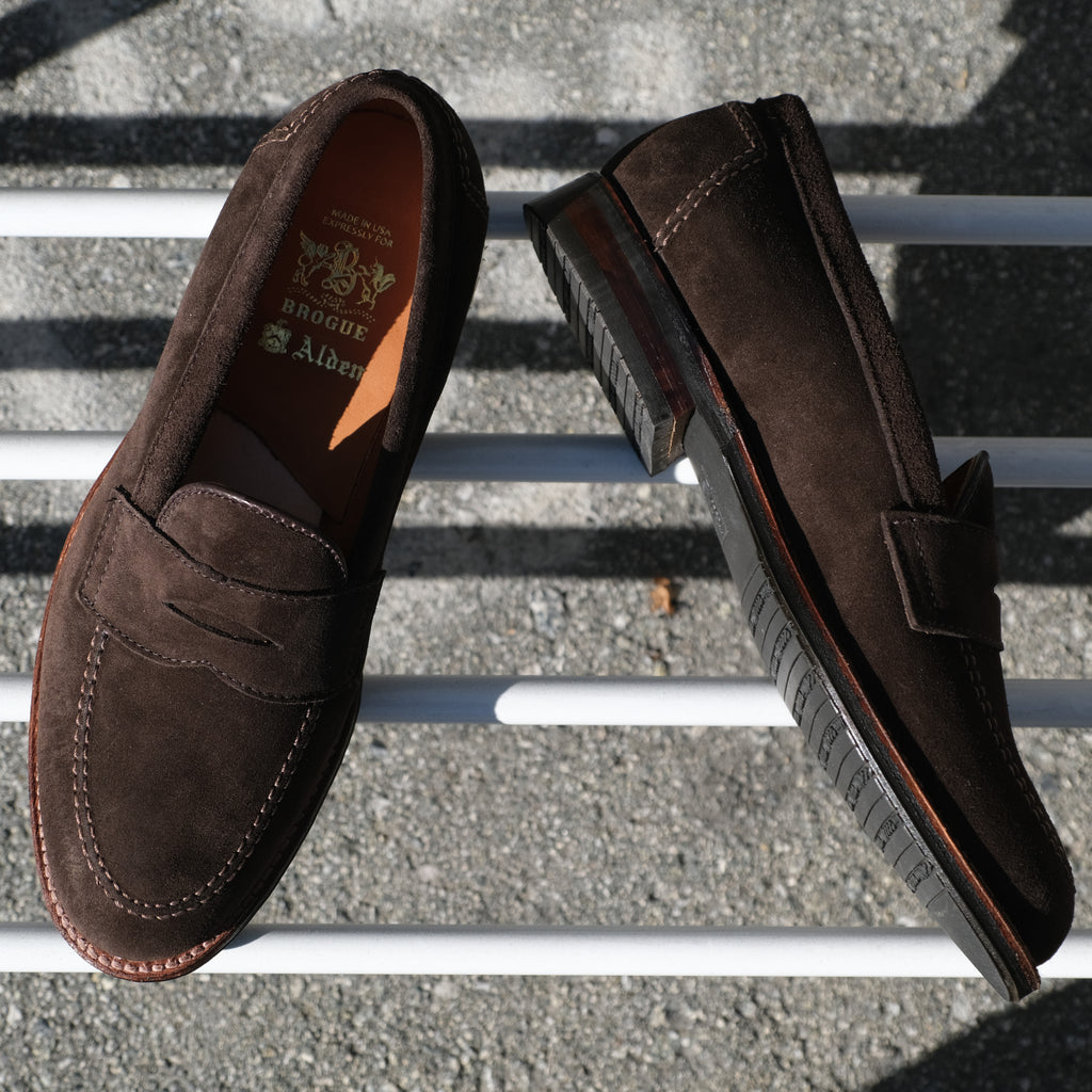 Alden x Brogue Alamo Penny Loafer