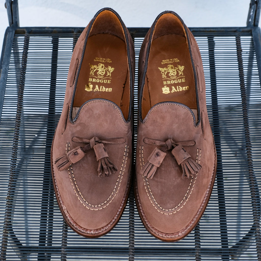 Alden x Brogue Havano Tassel Loafers