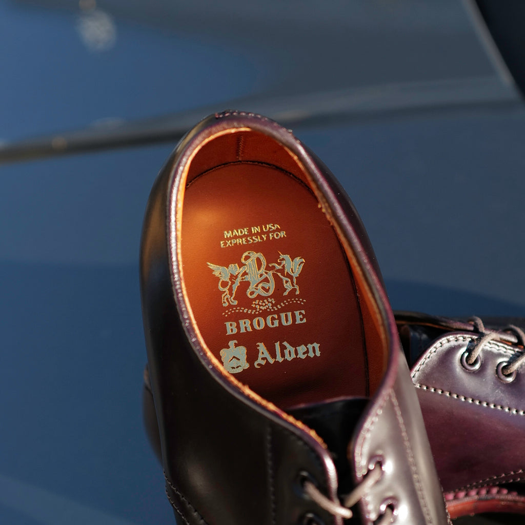 Alden x Brogue Postman U-Tip Blucher