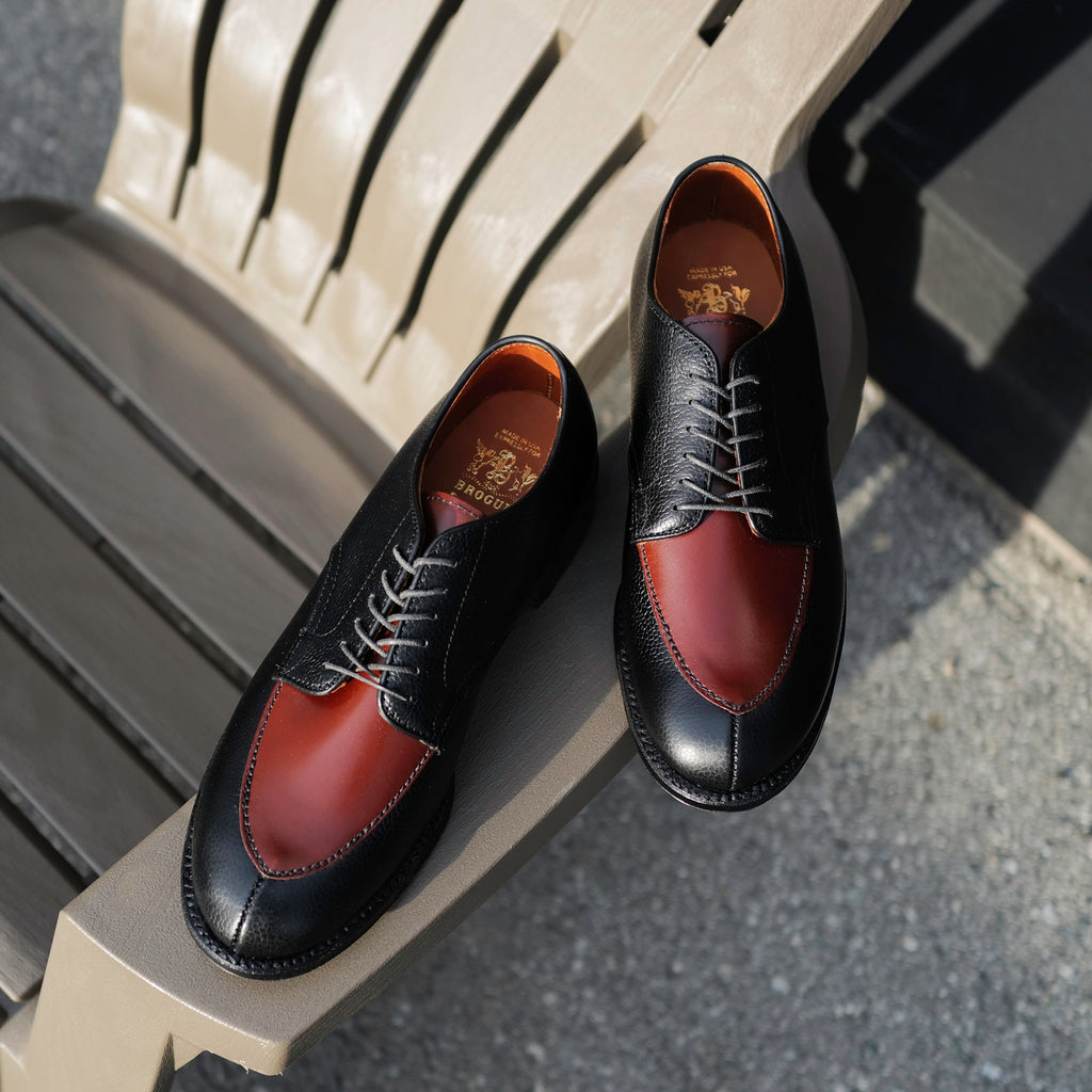 Alden x Brogue Nightfall V-Tip Bluchers