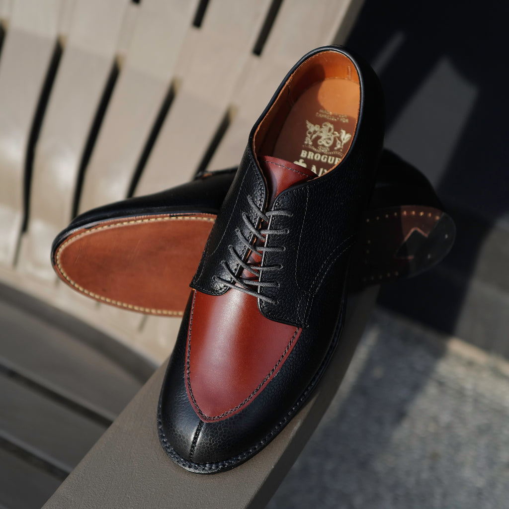 Alden x Brogue Nightfall V-Tip Bluchers