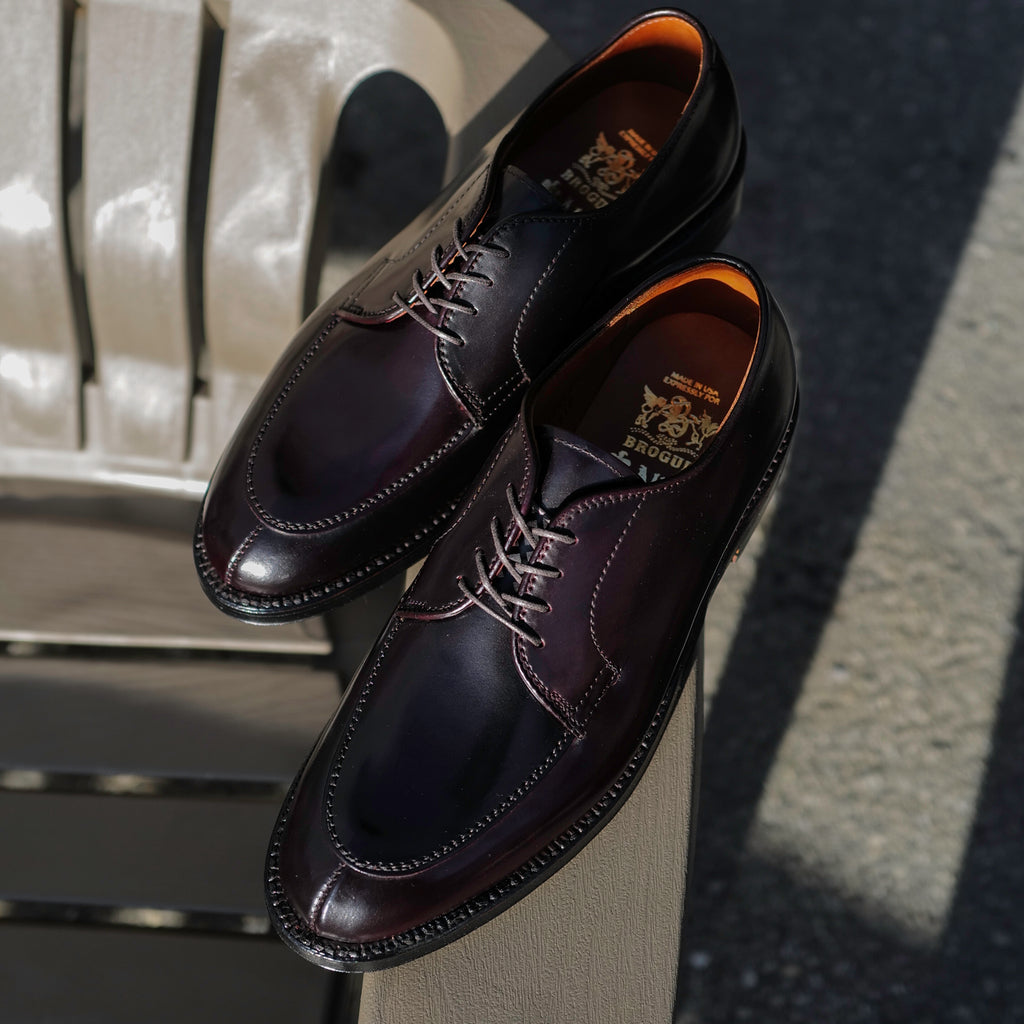 Alden x Brogue Azusa Blucher (#8 Shell)