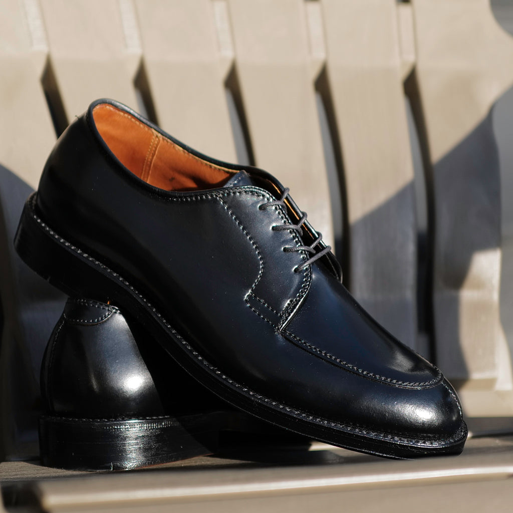 Alden x Brogue Azusa Blucher (Black Shell)