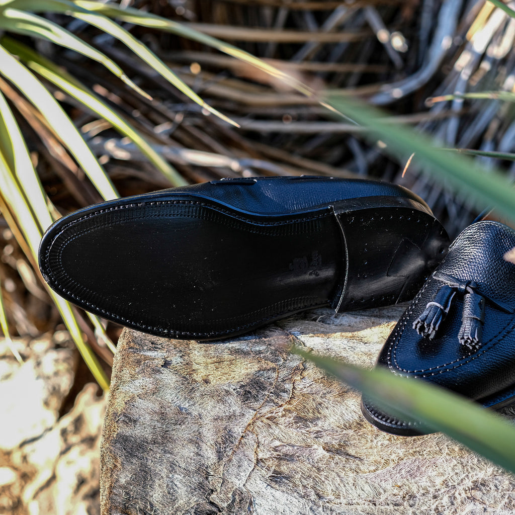 Alden x Brogue Lascaux Tassel Moccasin