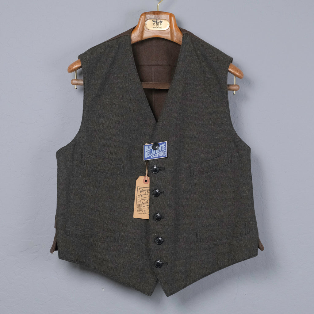 Belafonte Ragtime Wool Herringbone Vest