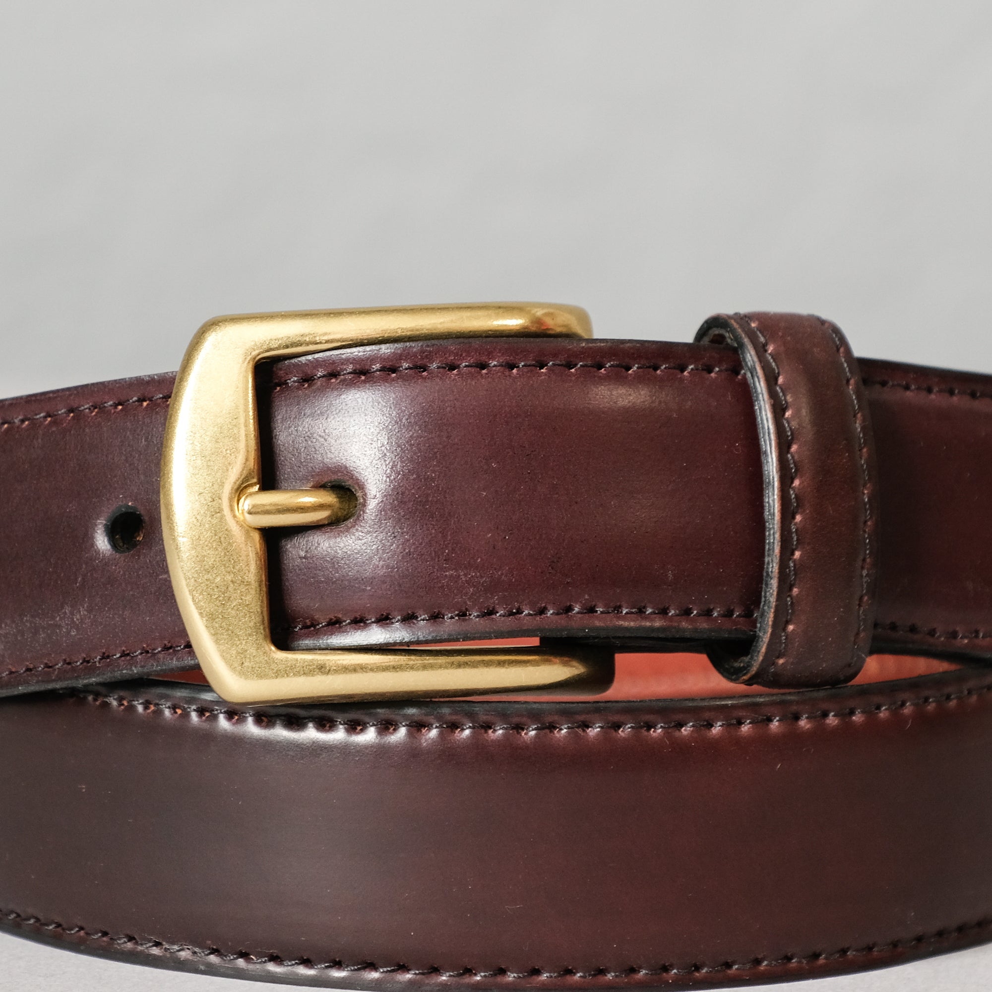 Alden Color 8 Shell Cordovan Belt (Brass Buckle) – BROGUE