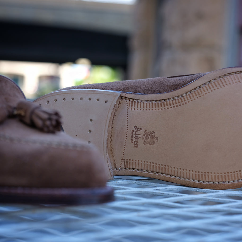 Alden Snuff Suede Tassel Loafer