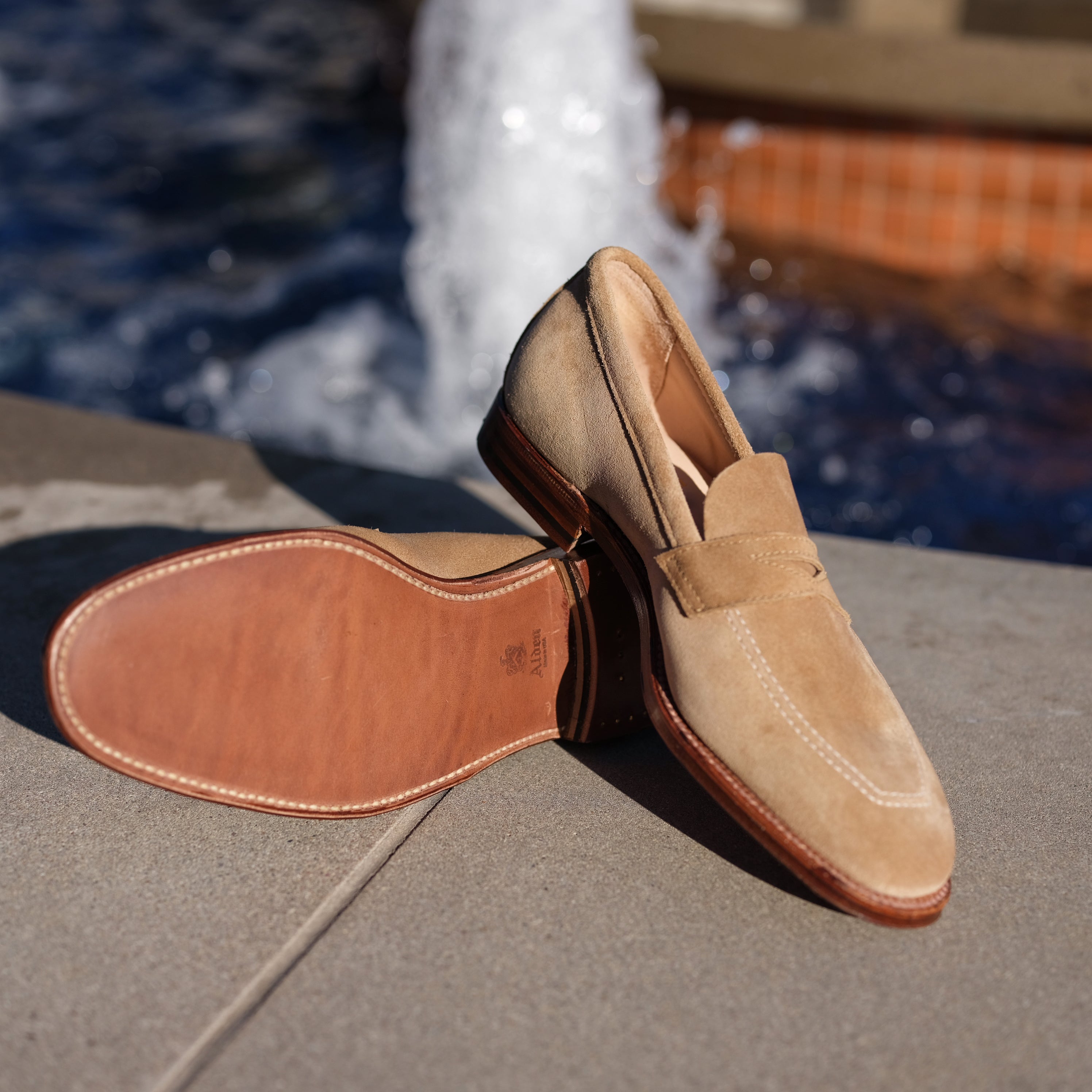 Alden x Brogue Mason Loafer Tan BROGUE