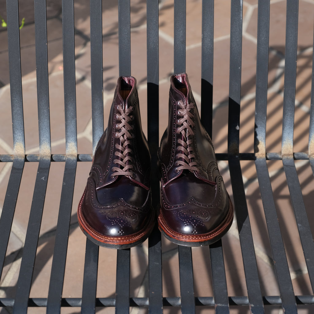 Alden x Brogue Wing Tip Boot