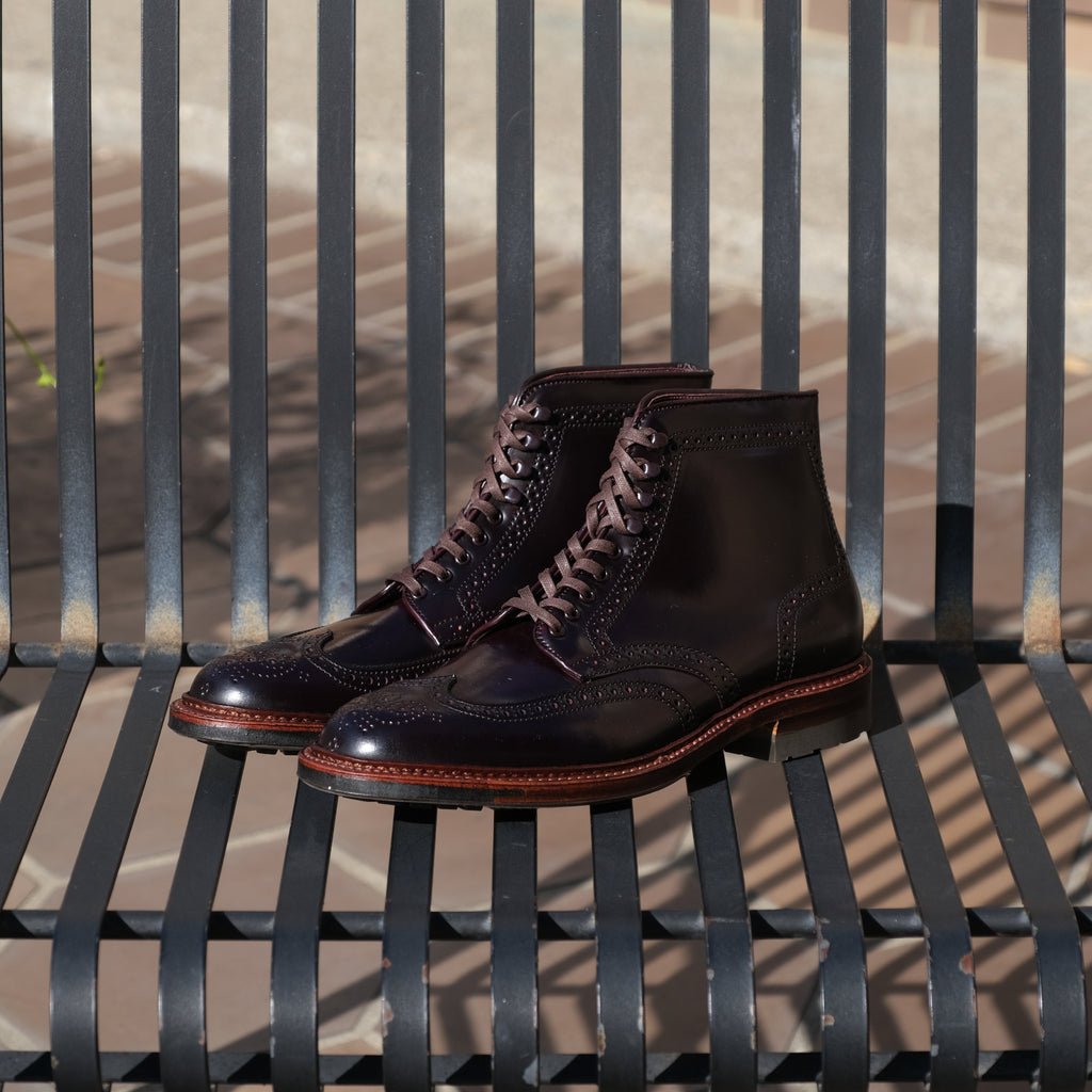 Alden x Brogue Wing Tip Boot