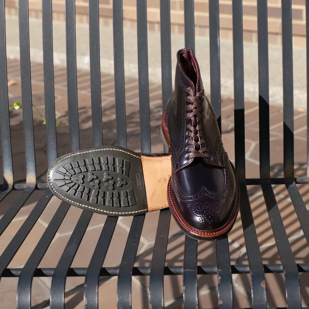 Alden x Brogue Wing Tip Boot