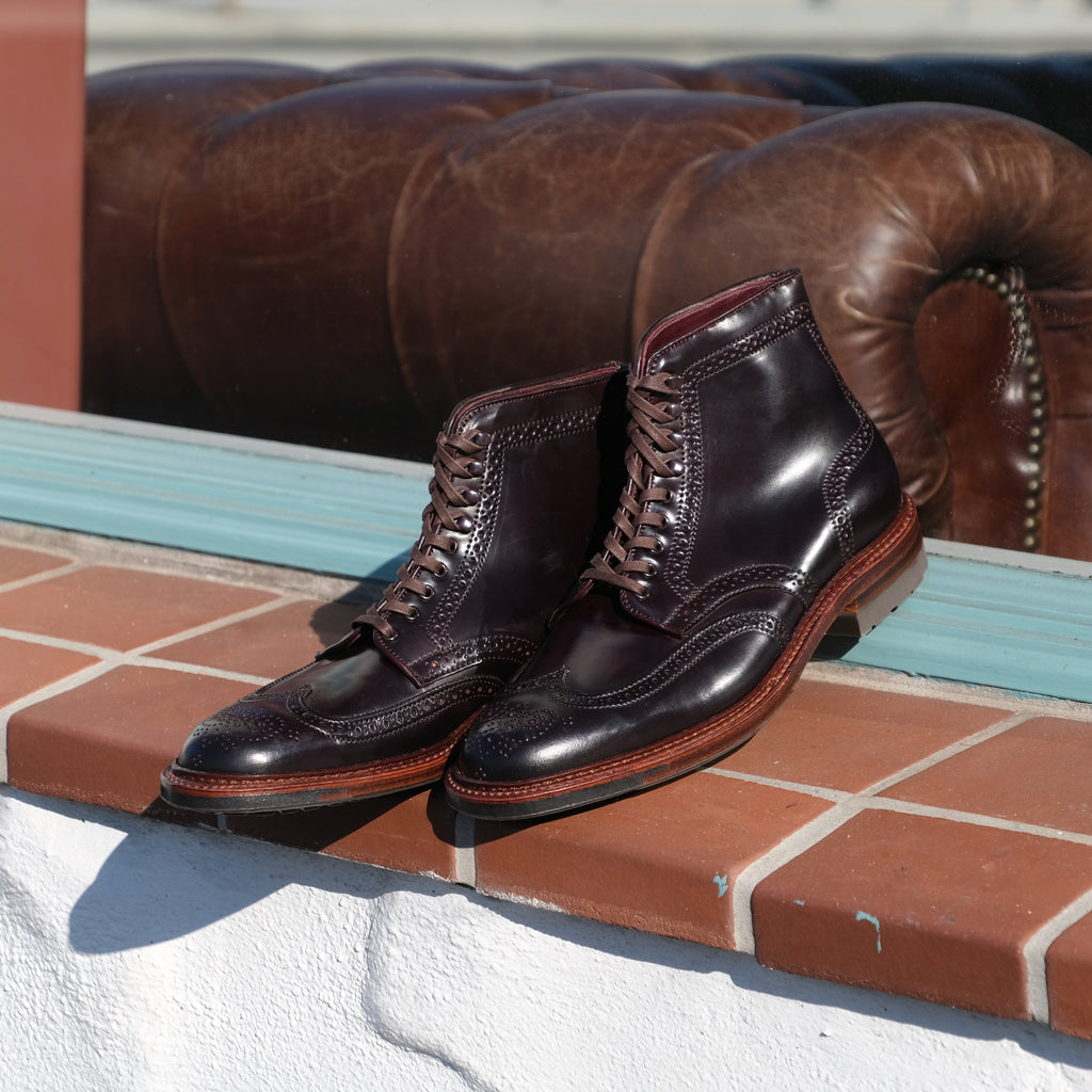 Alden x Brogue Wing Tip Boot