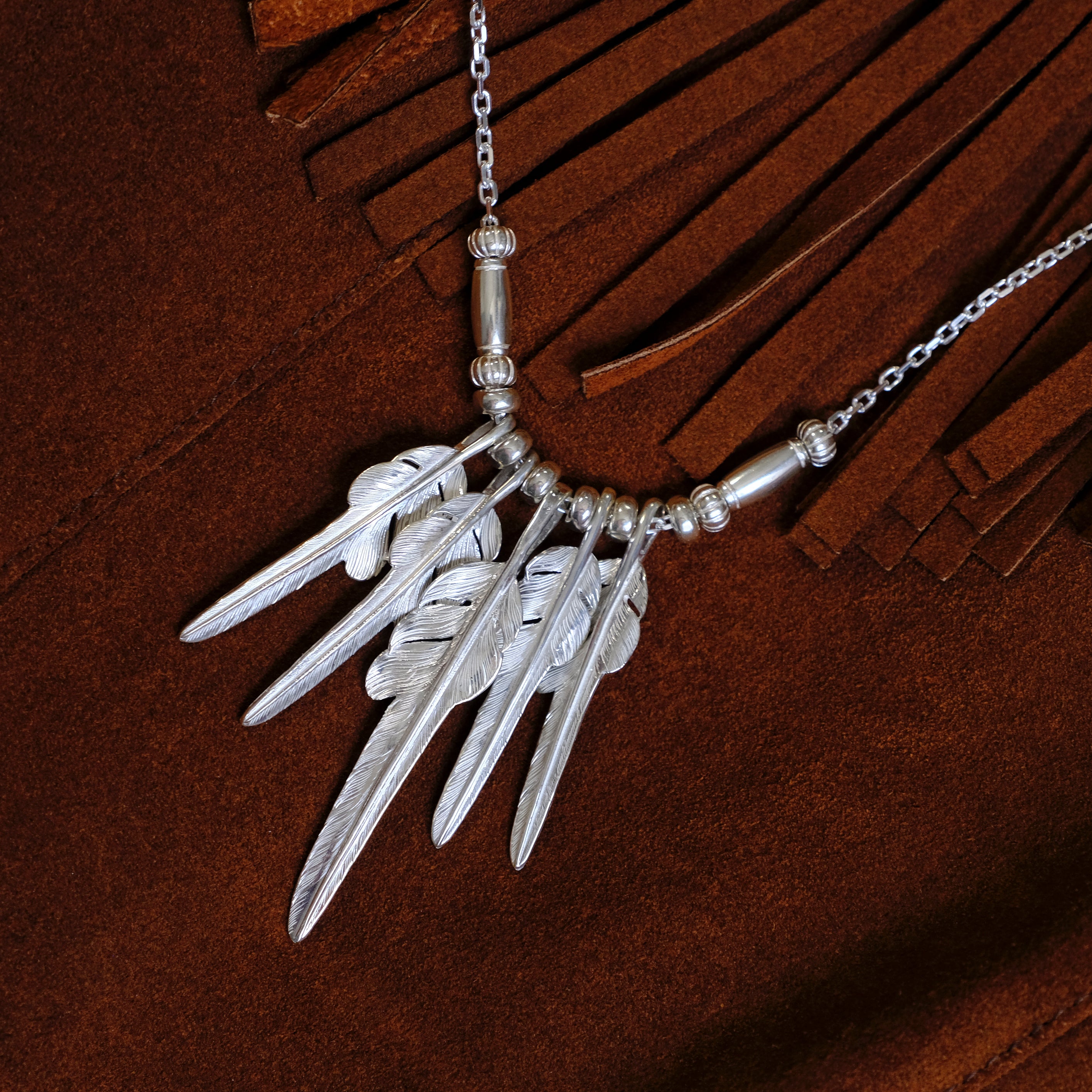 Larry Smith Kazekiri 5 - Feather Necklace – BROGUE