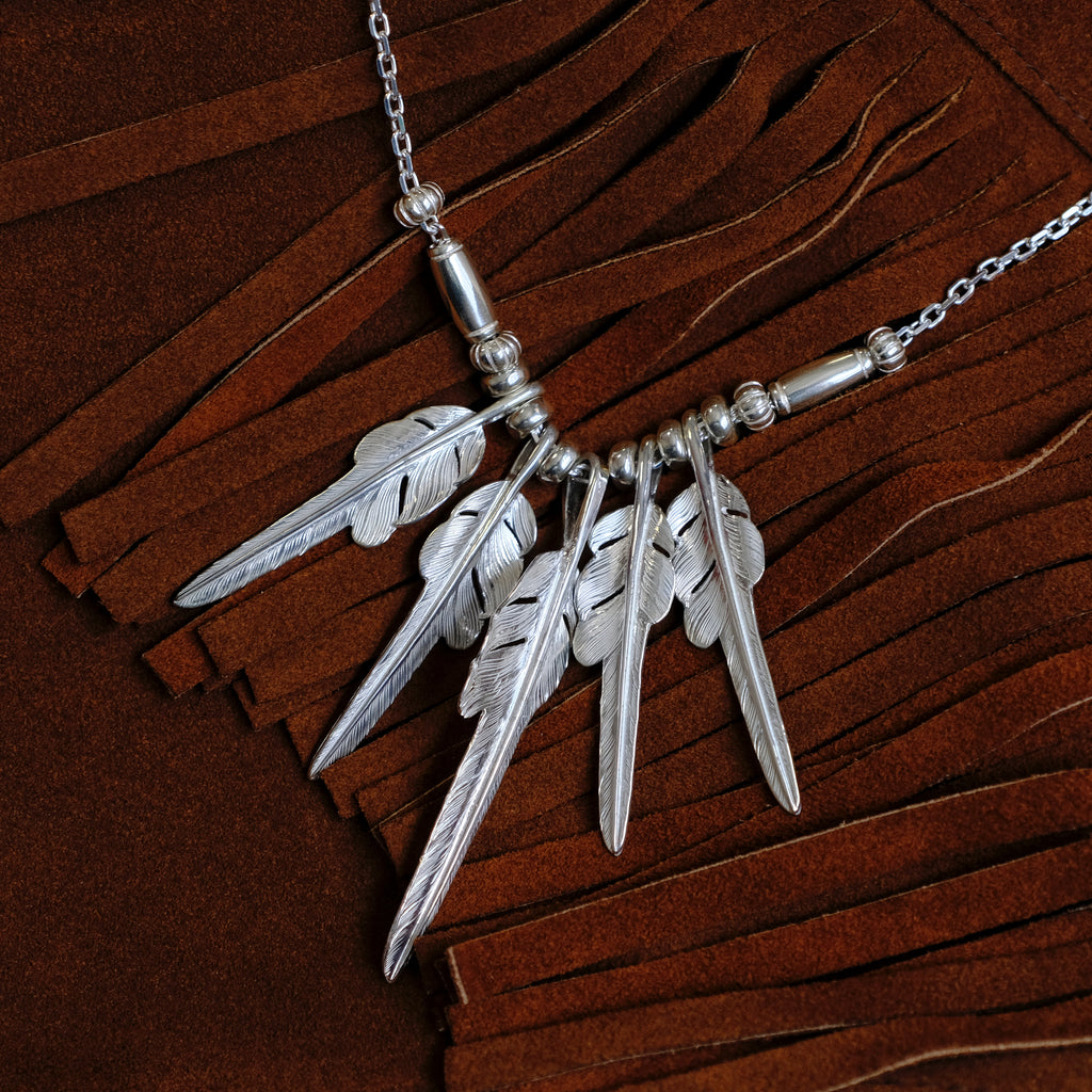 Larry Smith Kazekiri 5 - Feather Necklace