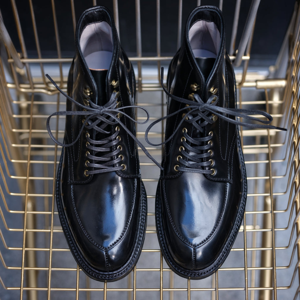 Alden x Brogue Noir Racer V-Tip Boot