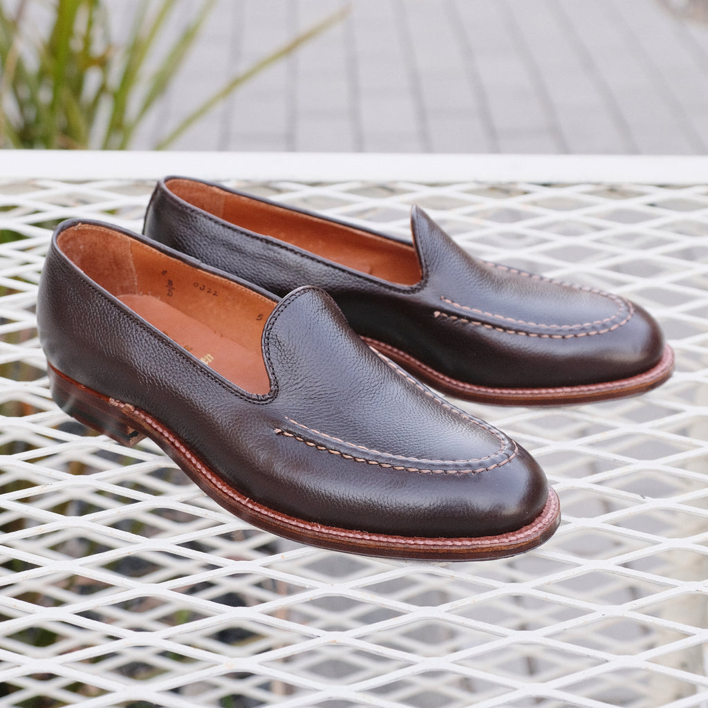 Alden x Brogue  Mocc Toe Slip-On