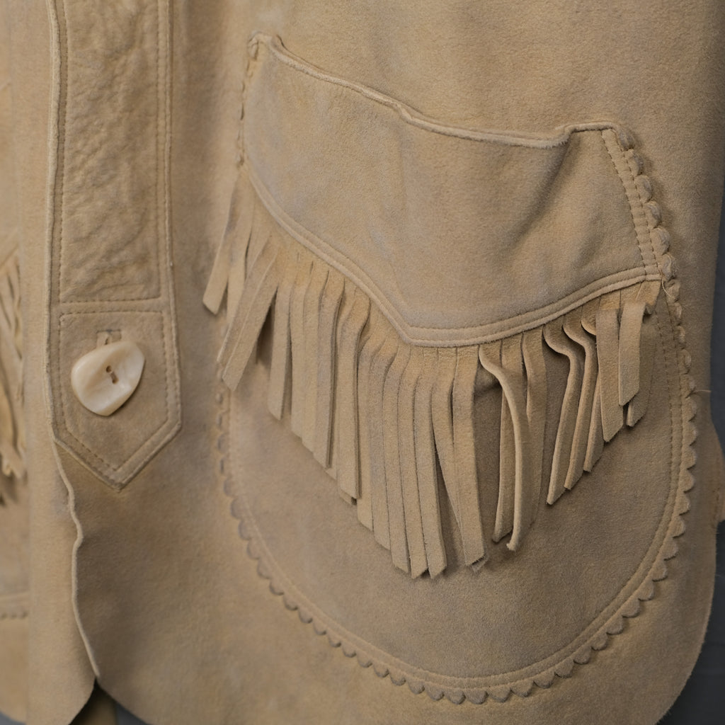 RRL Fringe Suede Jacket